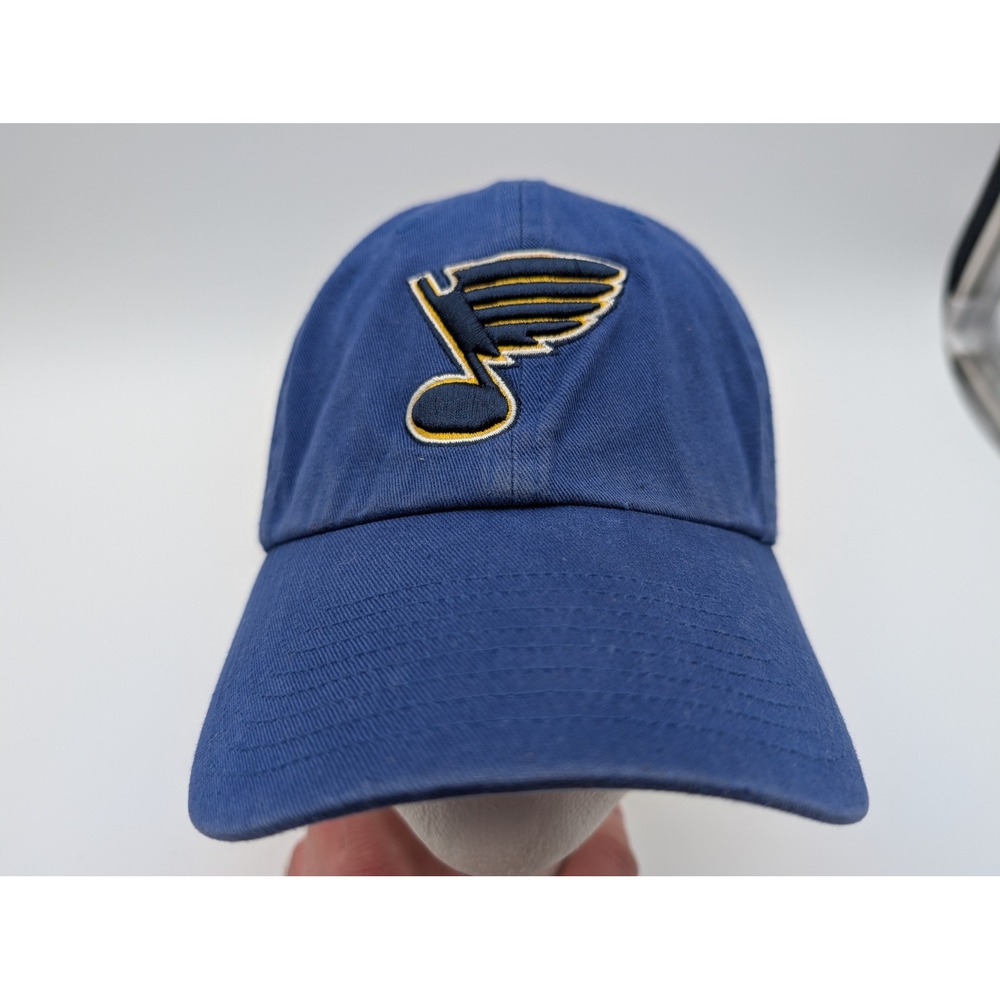 47 Brand St Louis Blues NHL Hat Mens Blue Adjustable Strapback Baseball Cap OSFA